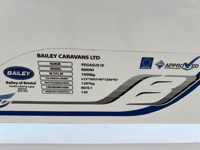 2016 Bailey Pegasus Rimini - T Giles Caravans